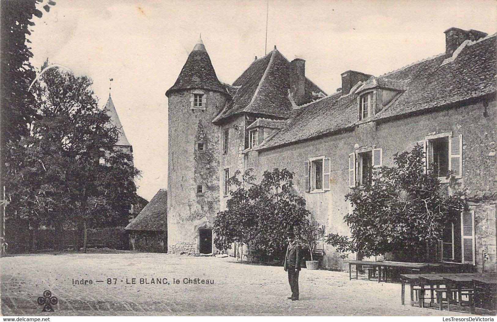 CPA FRANCE - 36 - LE BLANC - Le Viaduc - LE Château - Le Blanc