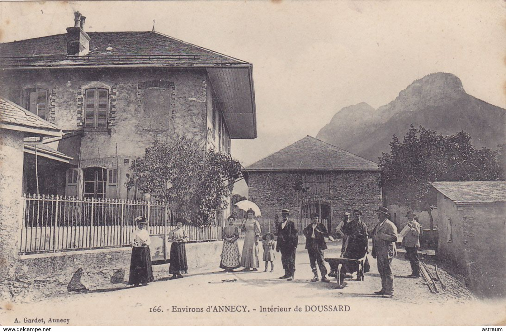Cpa - 74 - Annecy / Doussard -animée - Interieur Du Village - Edi Gardet N°166 - Doussard