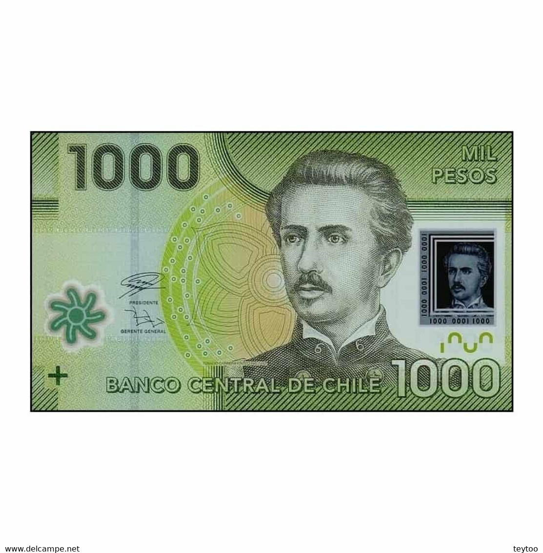 C2116# Chile 2020. 1000 Pesos (VF) - P#161j - Chile