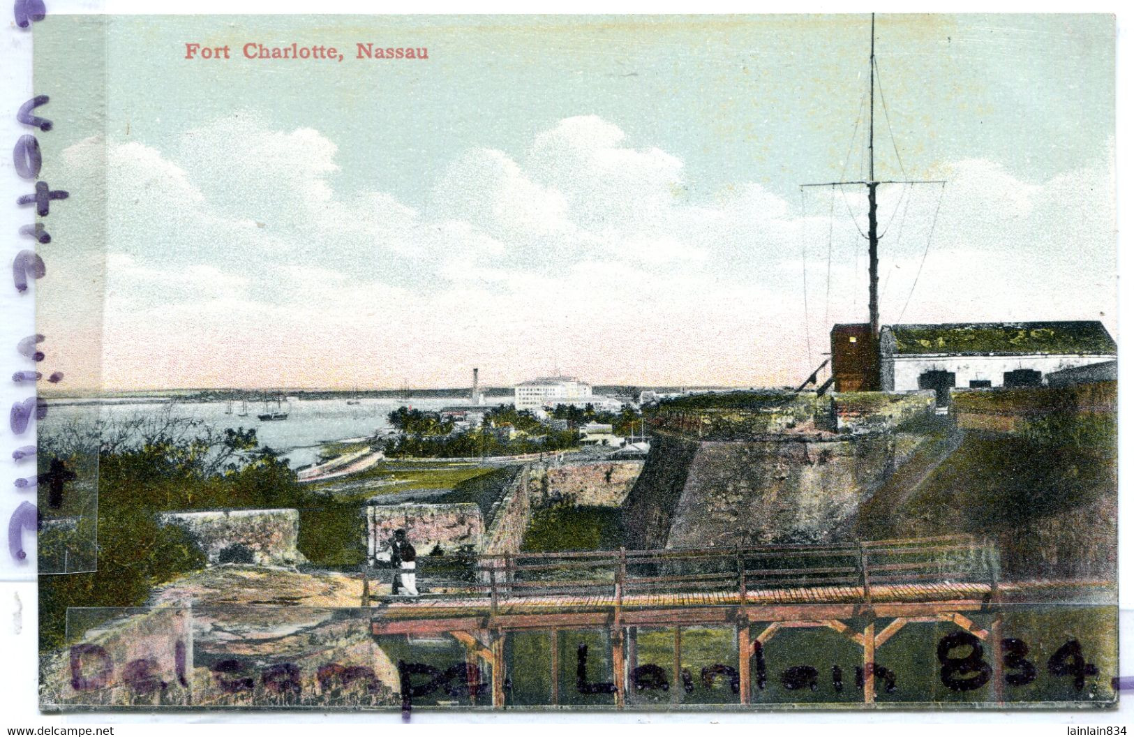 - 398 - ( Bahamas ), Fort Charlotte, Nassau, Splendide, Cliché Peu Courant, Non écrite, épaisse,  TTBE, Scans. - Bahamas