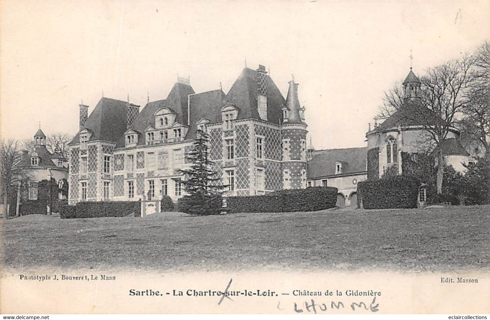 L' Homme          72      Château De La Gidonière            (voir Scan) - Other & Unclassified