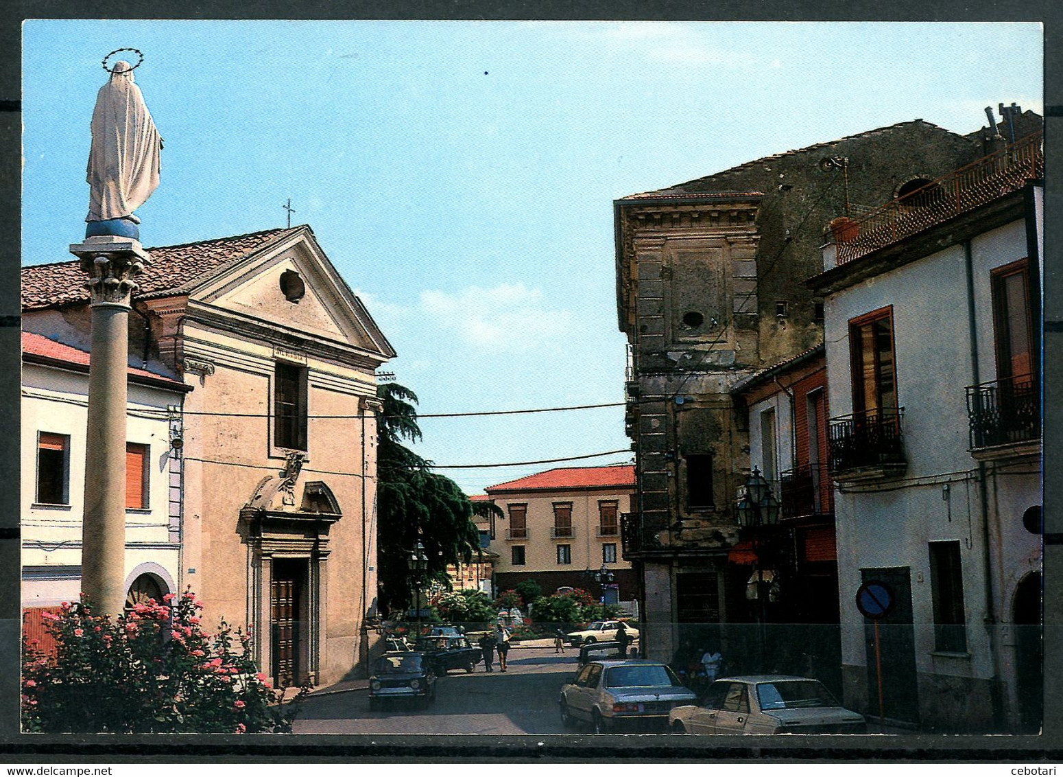 SAN GIORGIO DEL SANNIO (BN) - Piazza Immacolata - Cartolina Non Viaggiata. - Benevento