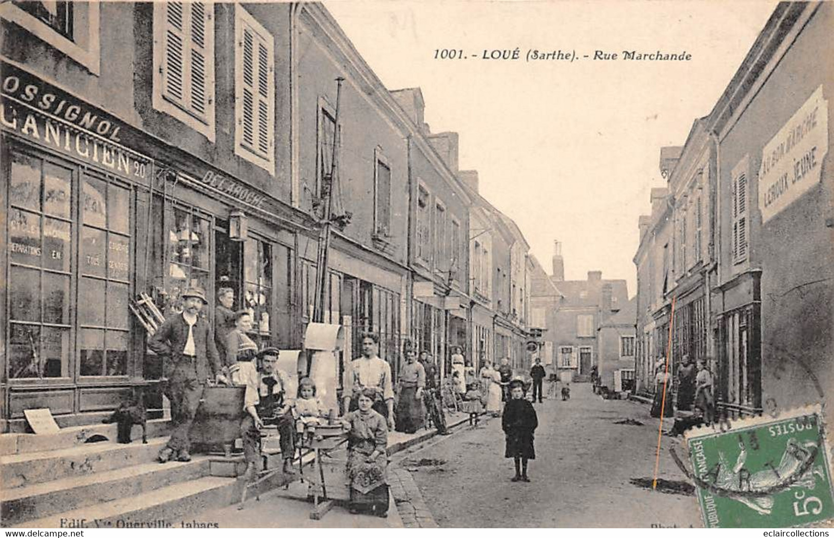 Loué        72        Rue Marchande .  Commerces    N° 1001          (voir Scan) - Loue