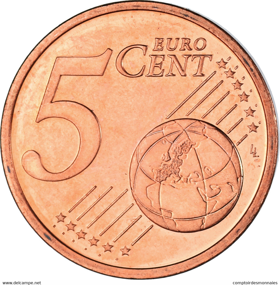 République D'Irlande, 5 Euro Cent, 2003, Sandyford, SUP, Cuivre Plaqué Acier - Ierland