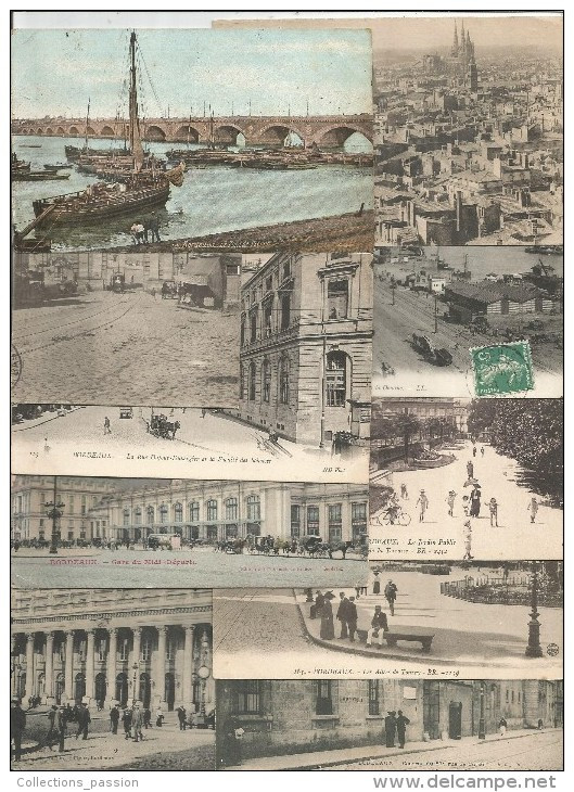 LOT DE 30 CARTES POSTALES DE BORDEAUX , 33 , Bon état , Petit Modéle , Frais Fr : 4.00€ - 5 - 99 Karten