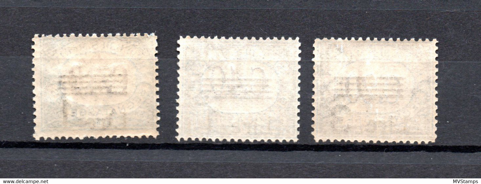 San Marino 1936 Old Overprinted Postage Due Stamps (Michel 58/59+63) Nice MNH - Impuestos