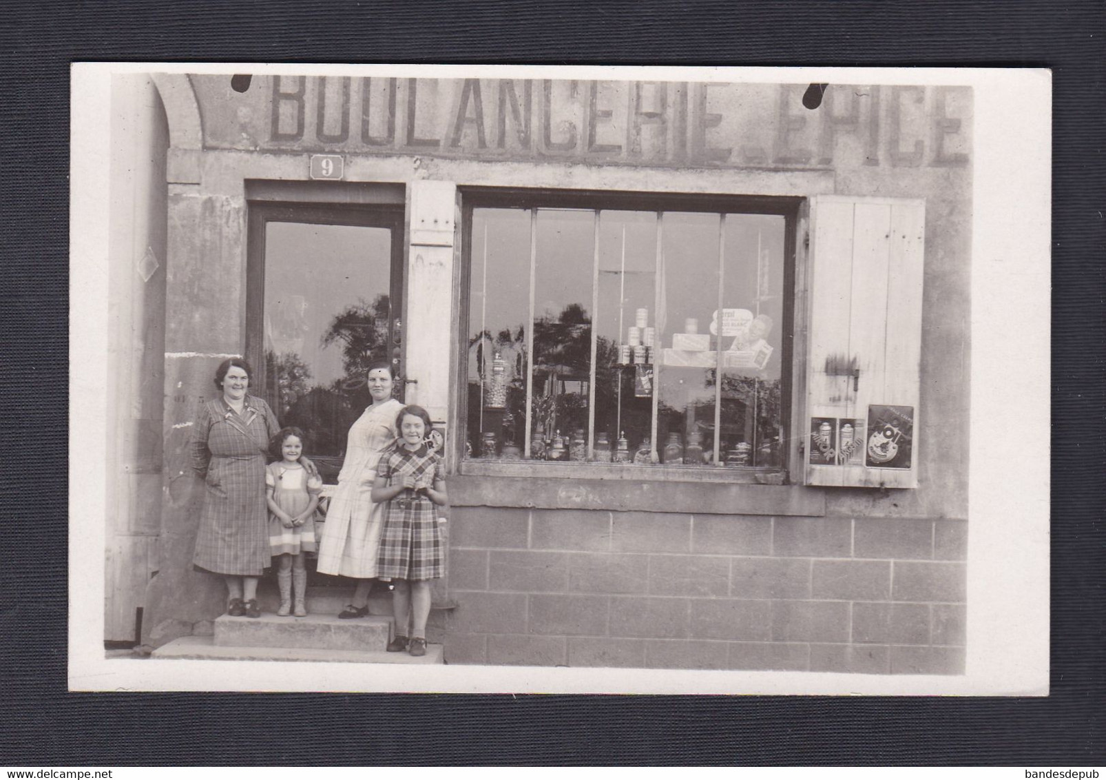 Carte Photo à Situer Issu Album Famille De Wasselonne Bas Rhin Commerce Boulangerie Epicerie  54403 - Wasselonne