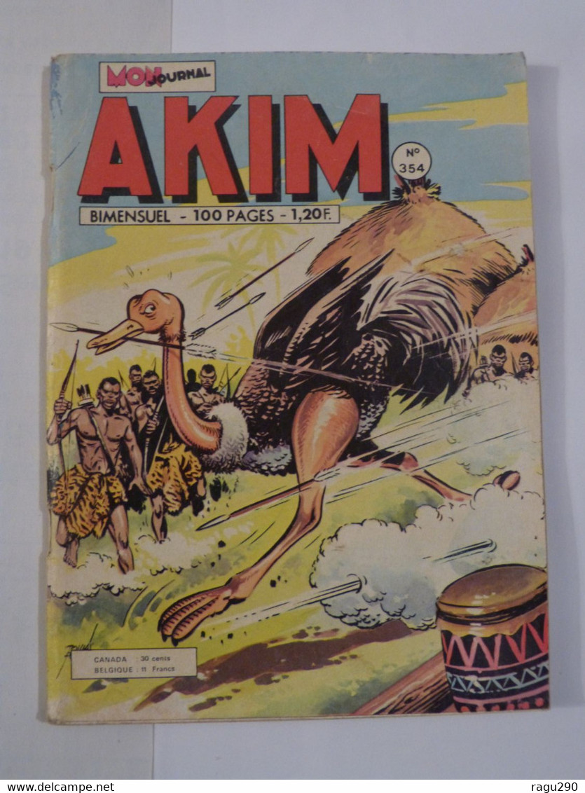 AKIM   N° 354   Editions MON JOURNAL - Akim