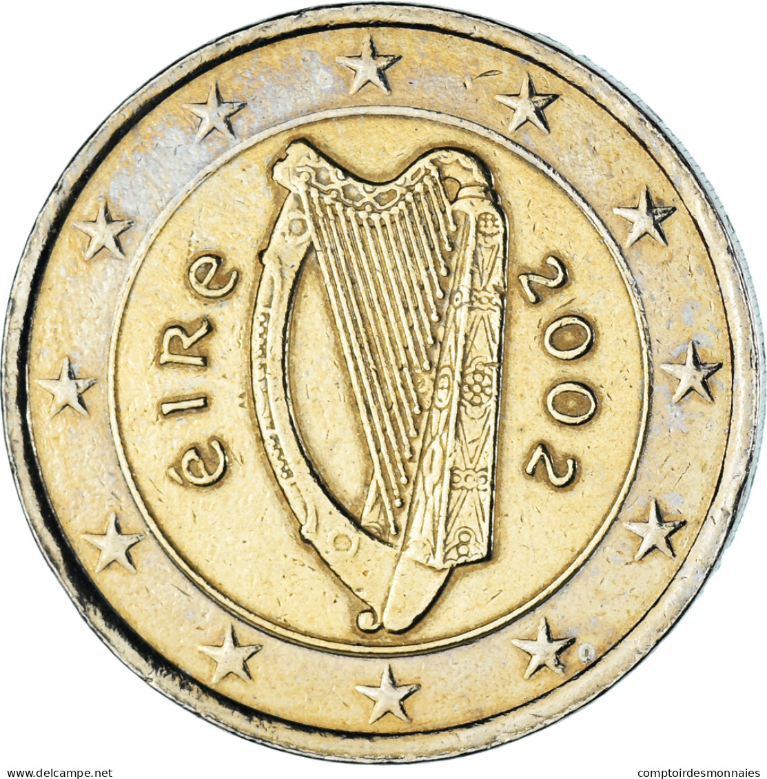 République D'Irlande, 2 Euro, 2002, Sandyford, SUP, Bimétallique, KM:39 - Ireland