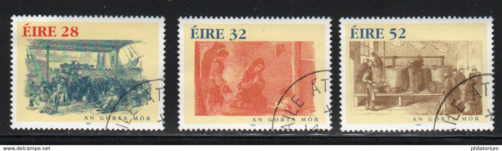 Eire, Irlande O; Yv 1007, 1008, 1009; Mi 1004, 1005, 1006; SG 1128, 1129, 1130. - Used Stamps