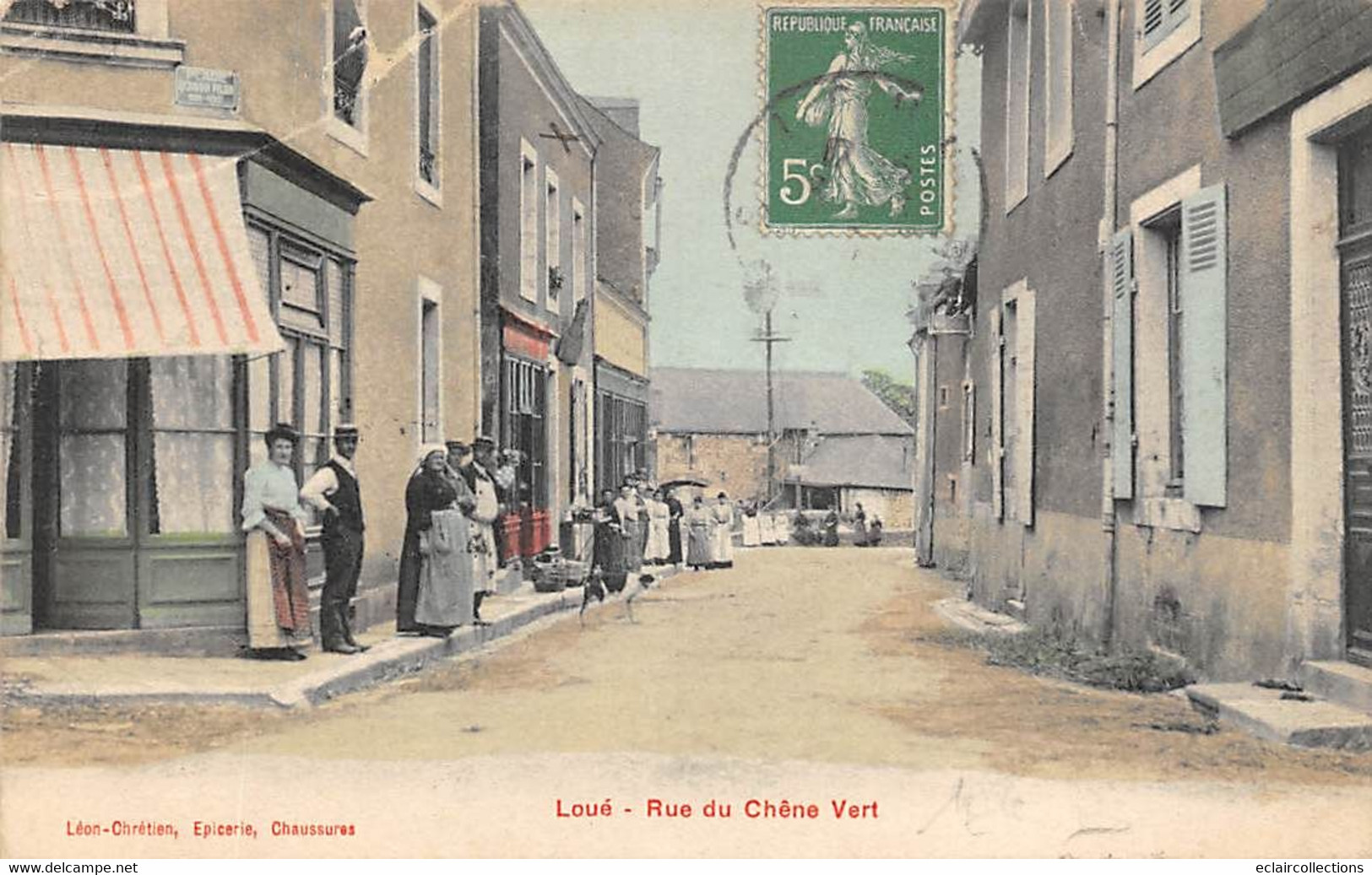 Loué        72             Rue  Du Chêne Vert  . Colorisée    (voir Scan) - Loue