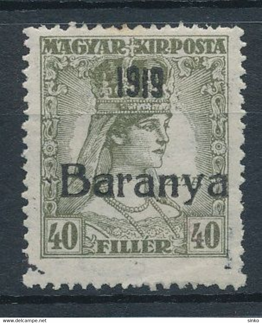 1919. Baranya (I.) (Serbian Occupation) - Baranya