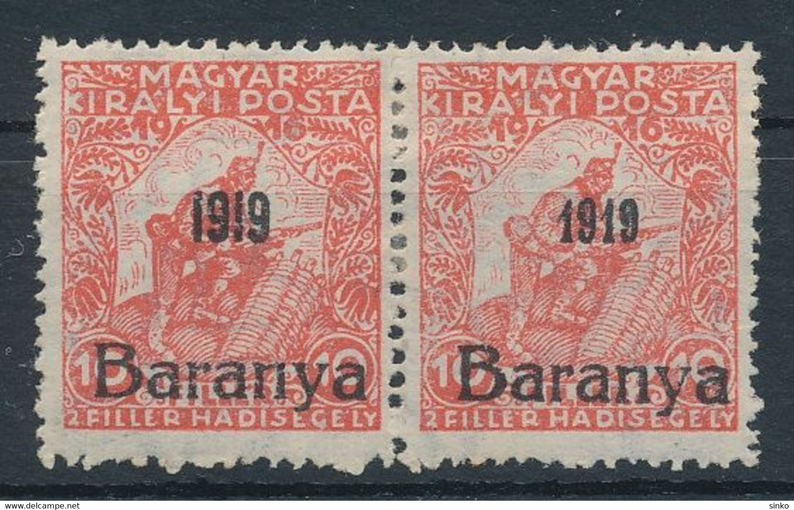 1919. Baranya (I.) (Serbian Occupation) - Baranya