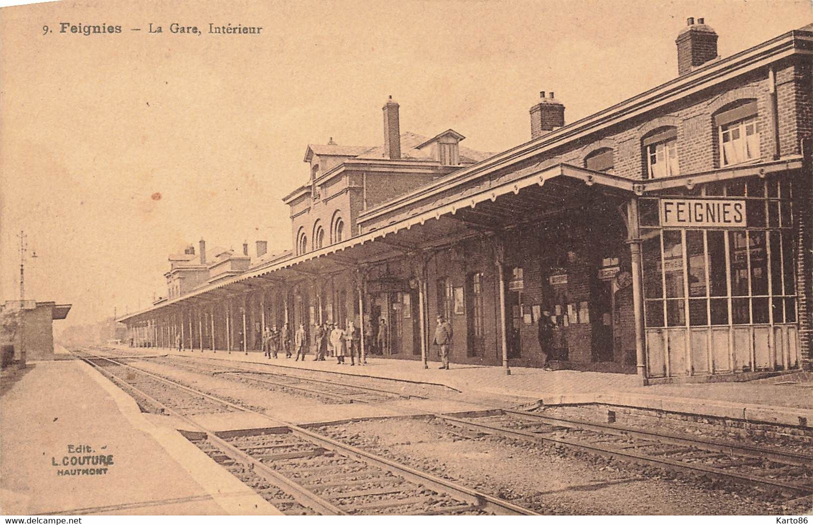 Feignies * La Grae , Intérieur * Ligne Chemin De Fer Du Nord - Feignies