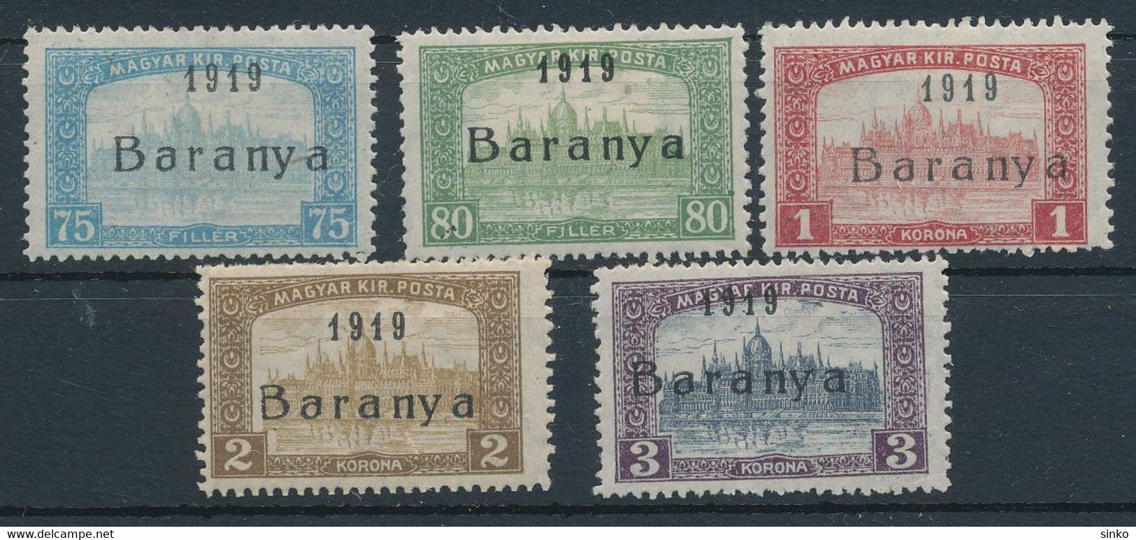 1919. Baranya (I.) (Serbian Occupation) - Baranya