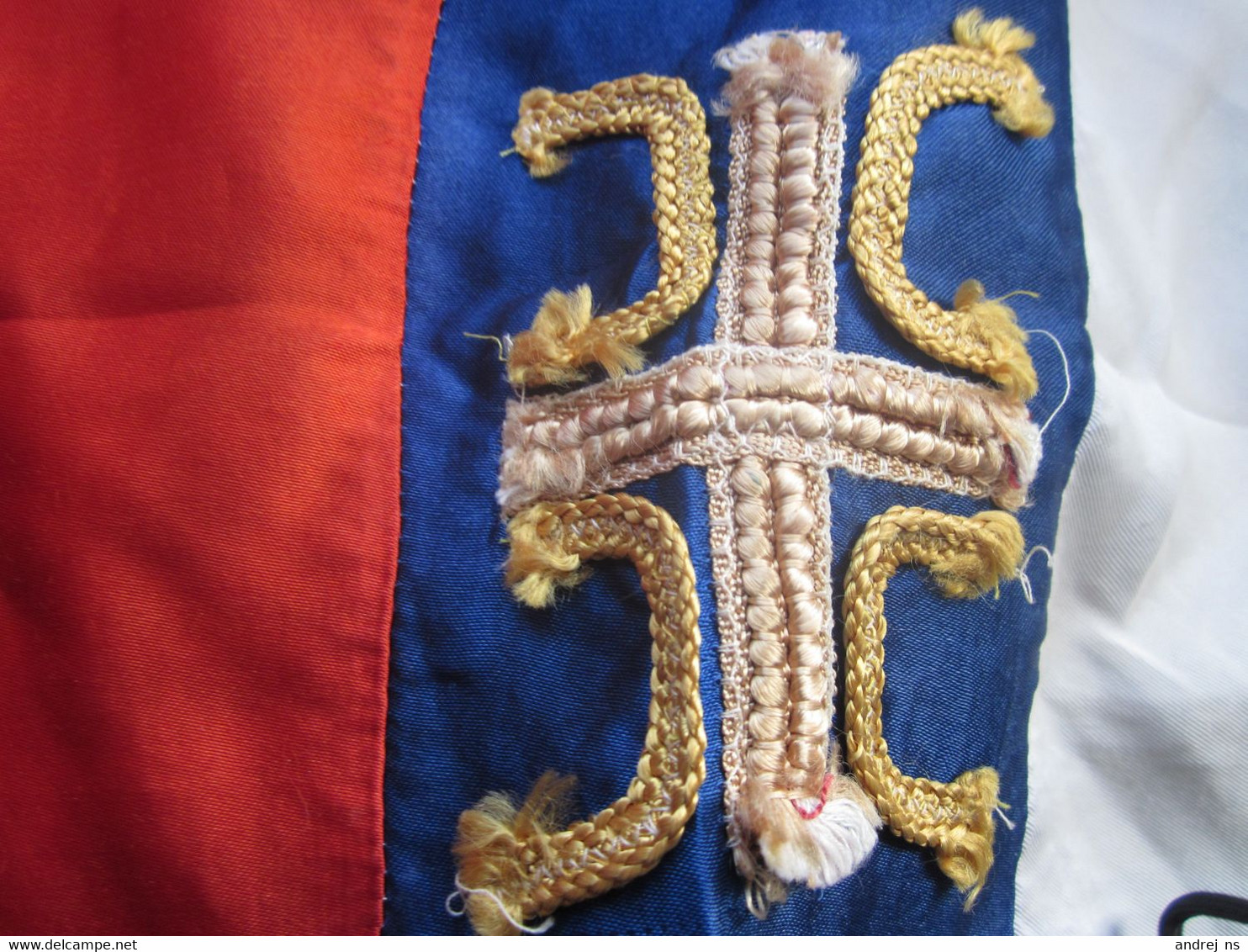 The Old Flag Of Serbia Stara Zasatva Srbije 30x35 Cm - Drapeaux