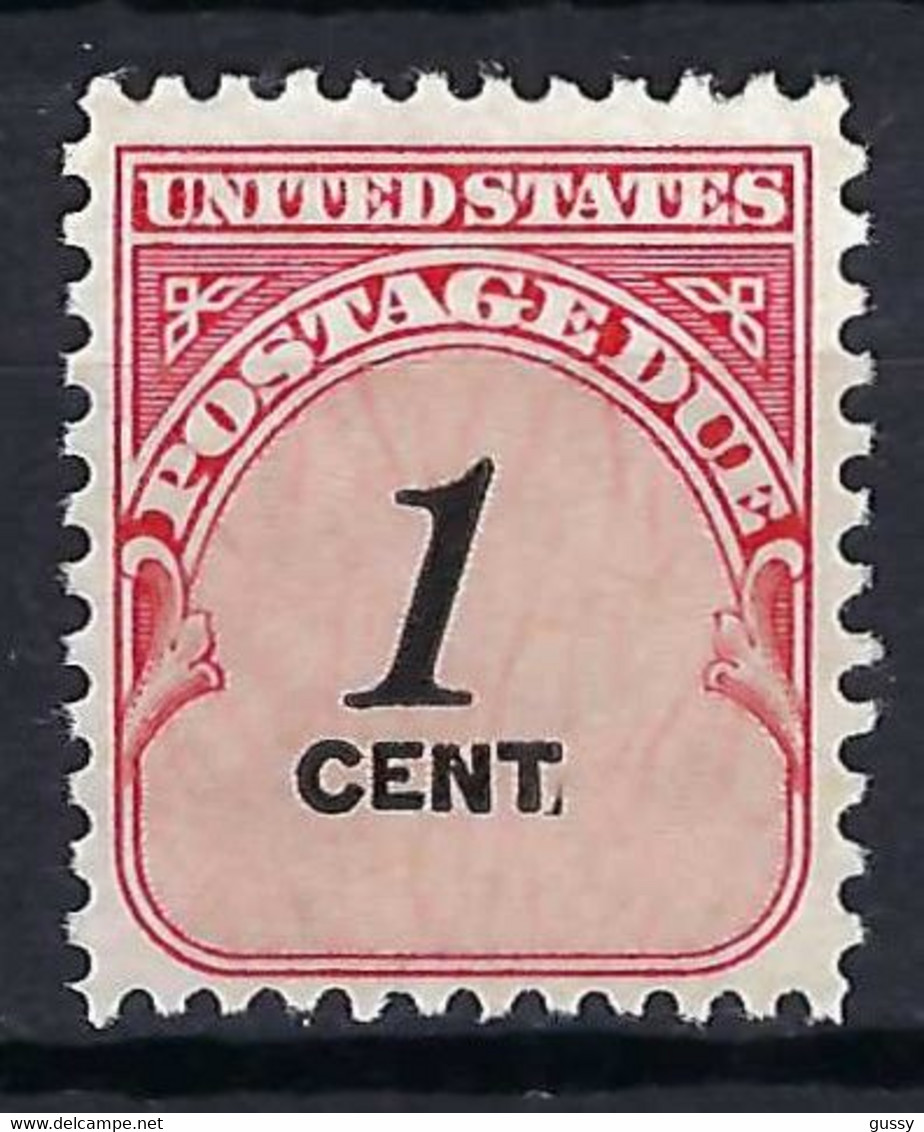 ETATS-UNIS Taxe: TP Neuf(*) Sans Gomme De 1c, Var. "point Après CENT" - Postage Due