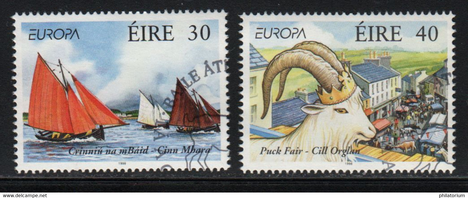 Eire, Irlande O; Yv 1073, 1074, Europa; - Used Stamps