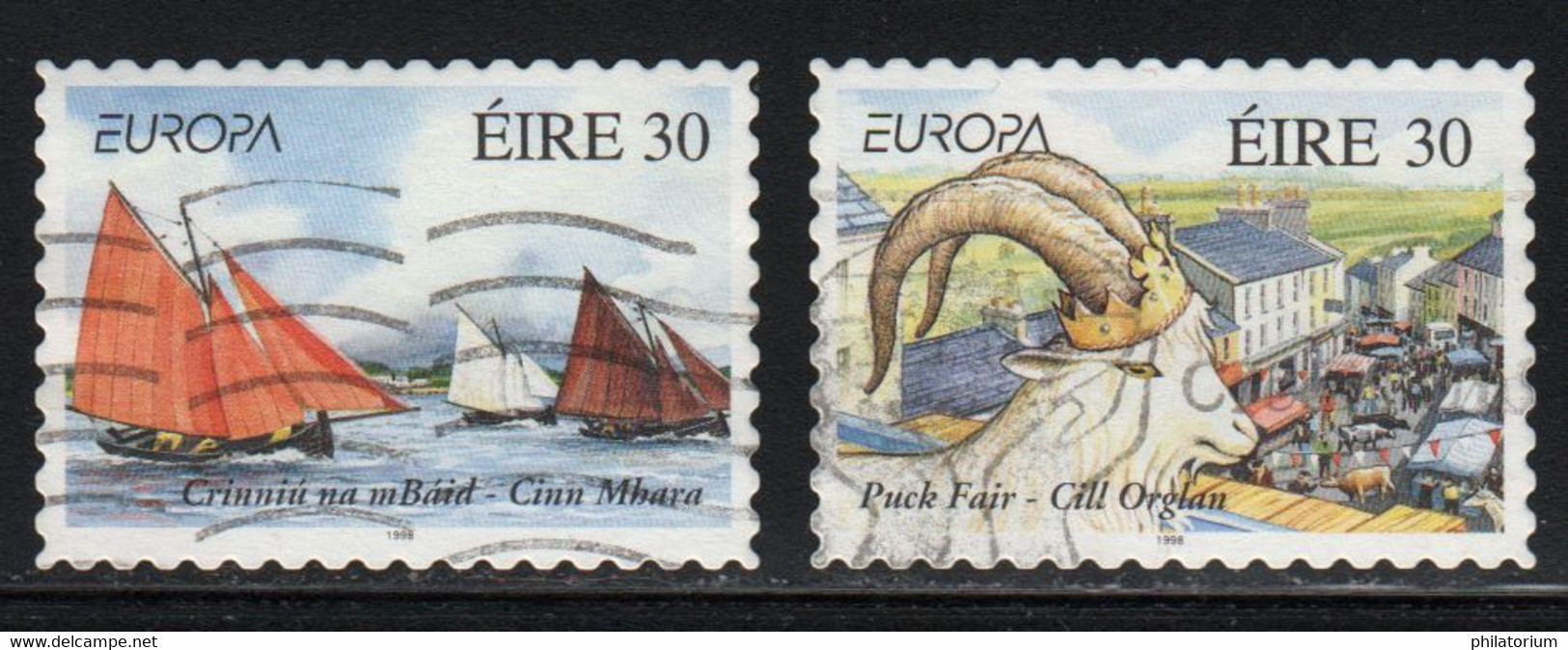 Eire, Irlande O; Yv 1075, 1076, Europa; - Used Stamps