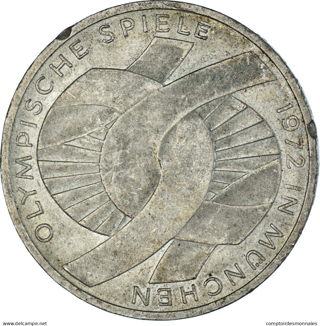 Monnaie, République Fédérale Allemande, 10 Mark, 1972, Hamburg, BE, TTB - Herdenkingsmunt