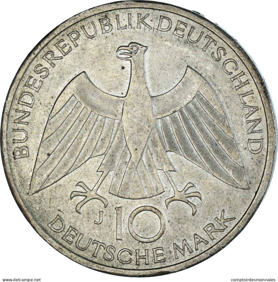 Monnaie, République Fédérale Allemande, 10 Mark, 1972, Hamburg, BE, TTB - Herdenkingsmunt