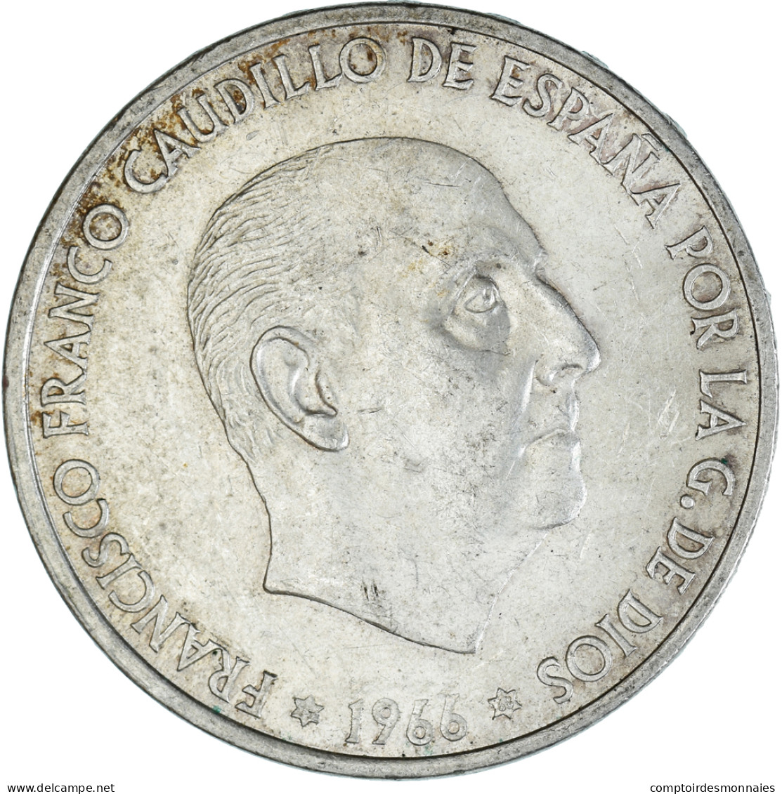 Monnaie, Espagne, Caudillo And Regent, 100 Pesetas, 1968, Madrid, TTB, Argent - 100 Pesetas