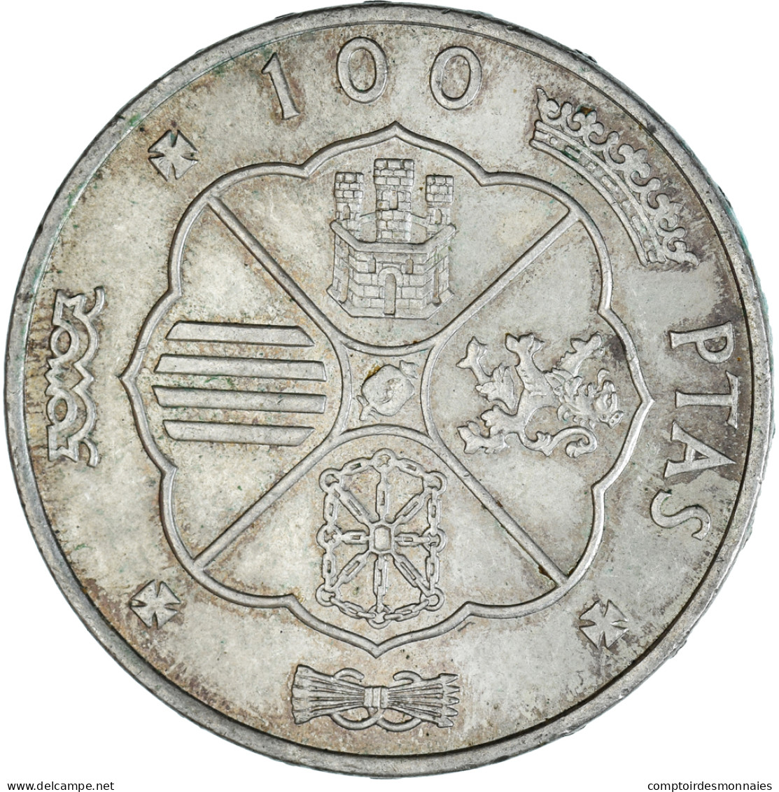 Monnaie, Espagne, Caudillo And Regent, 100 Pesetas, 1968, Madrid, TTB, Argent - 100 Pesetas