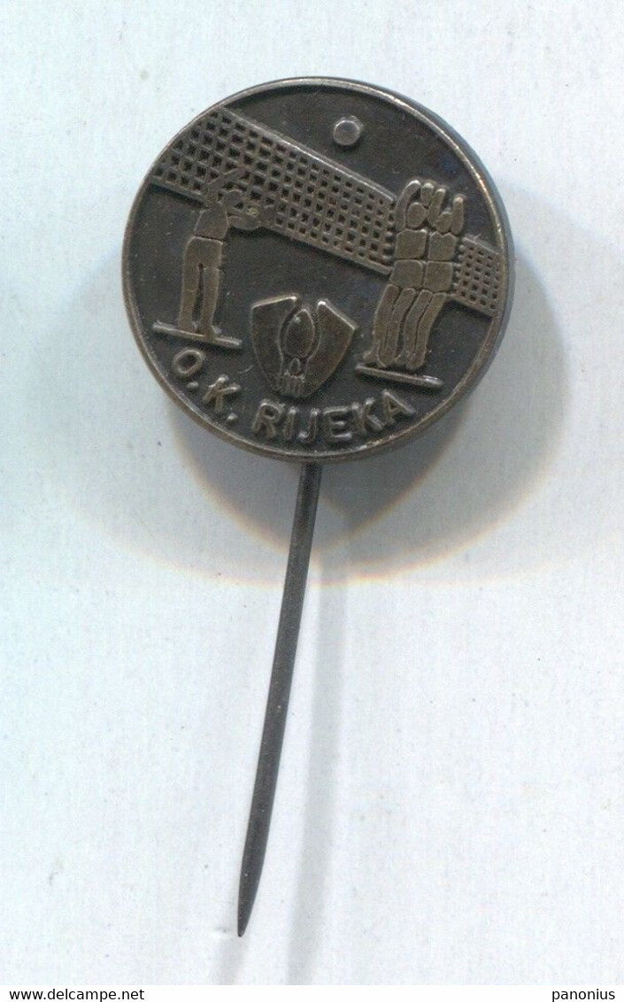 Volleyball Pallavolo - Club Rijeka Croatia, Vintage Pin Badge Abzeichen - Volleybal