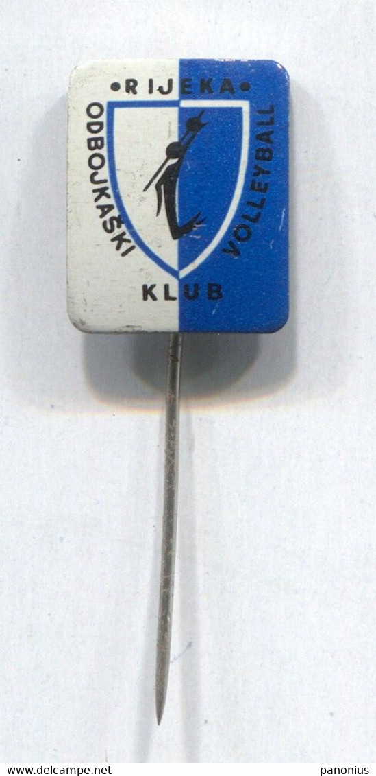 Volleyball Pallavolo - Club Rijeka Croatia, Vintage Pin Badge Abzeichen - Volleyball