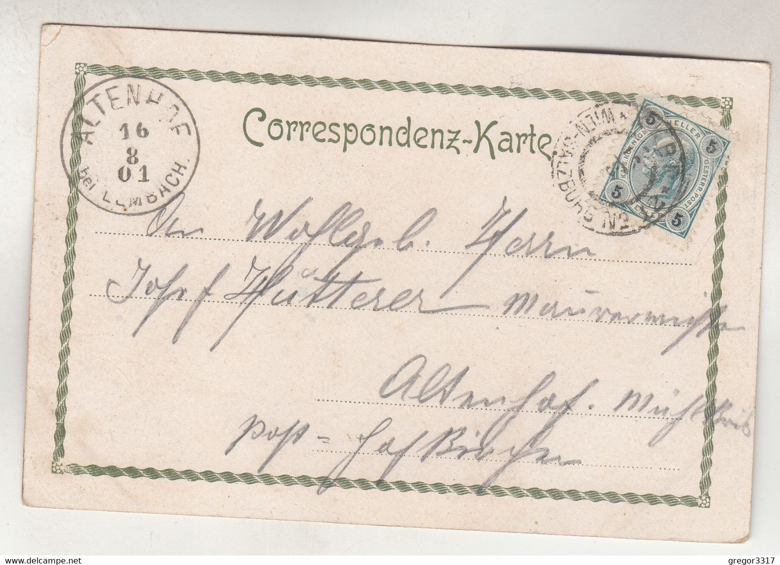 C3340) GRUSS Aus MARIA TAFERL - LITHO Marbach Schiff Kirche 1901 - Maria Taferl