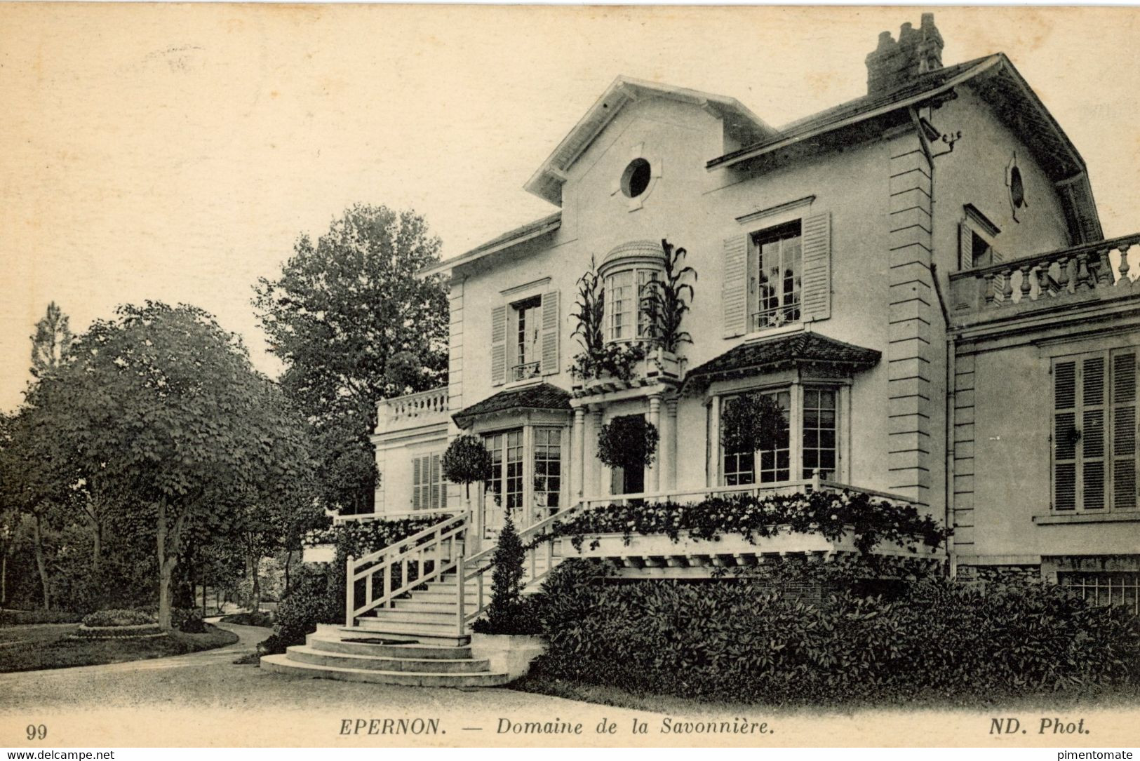 EPERNON DOMAINE DE LA SAVONNIERE 1918 - Epernon