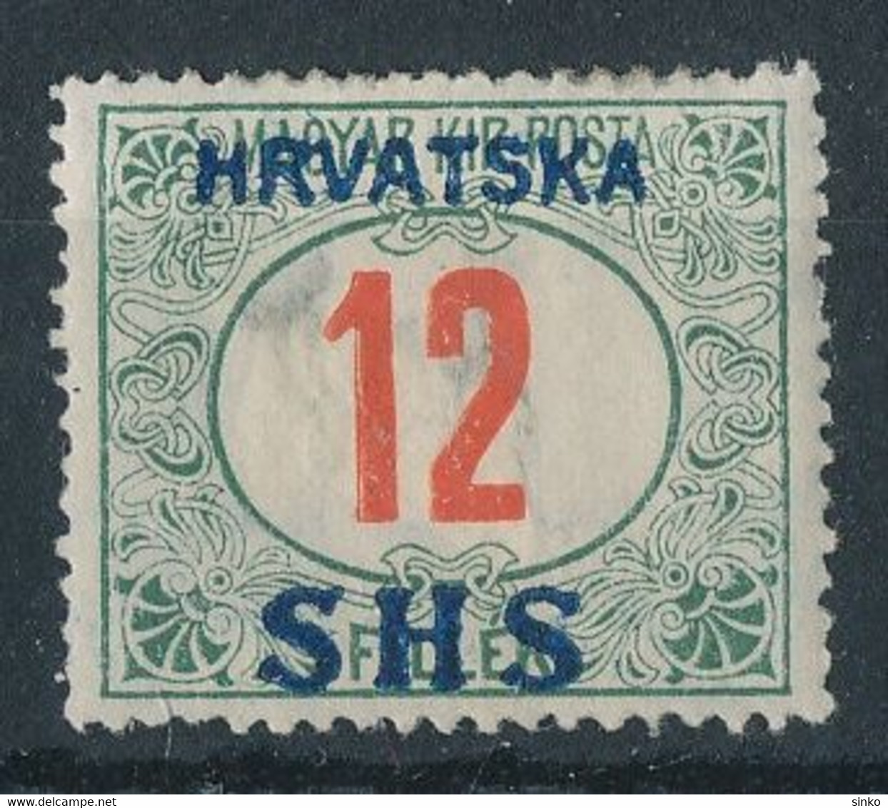 1918. SHS Croatia - Unclassified