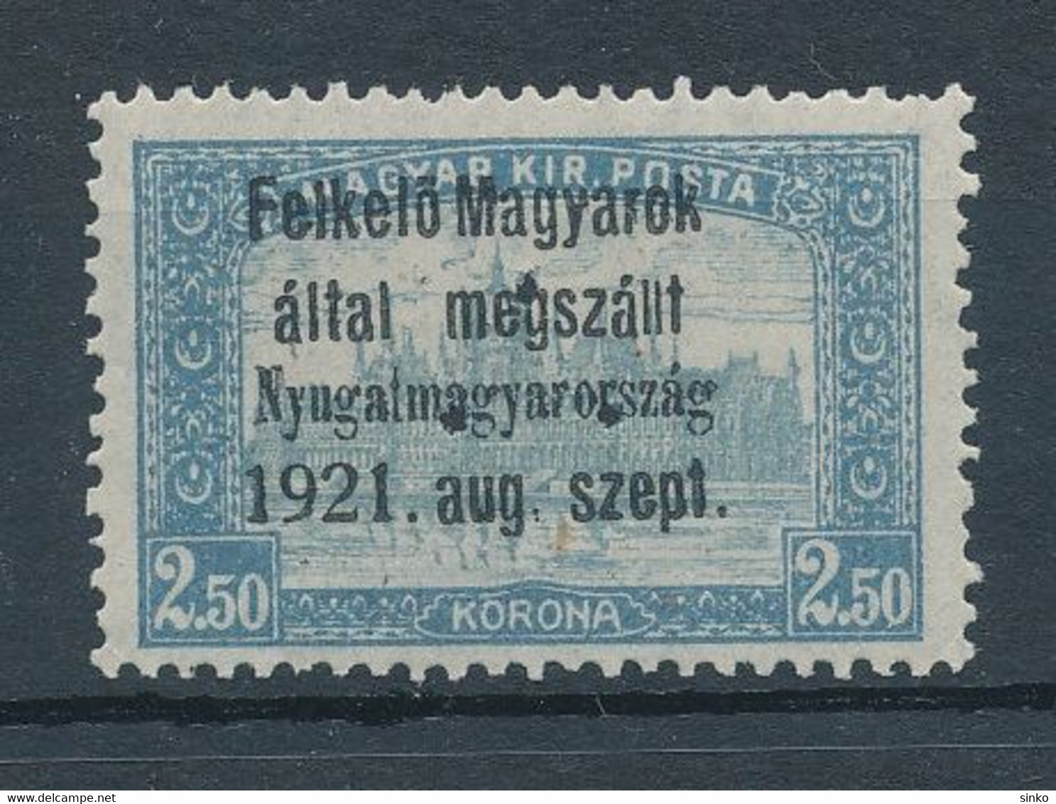 1921. Western Hungary (I.) Occupation - Non Classificati