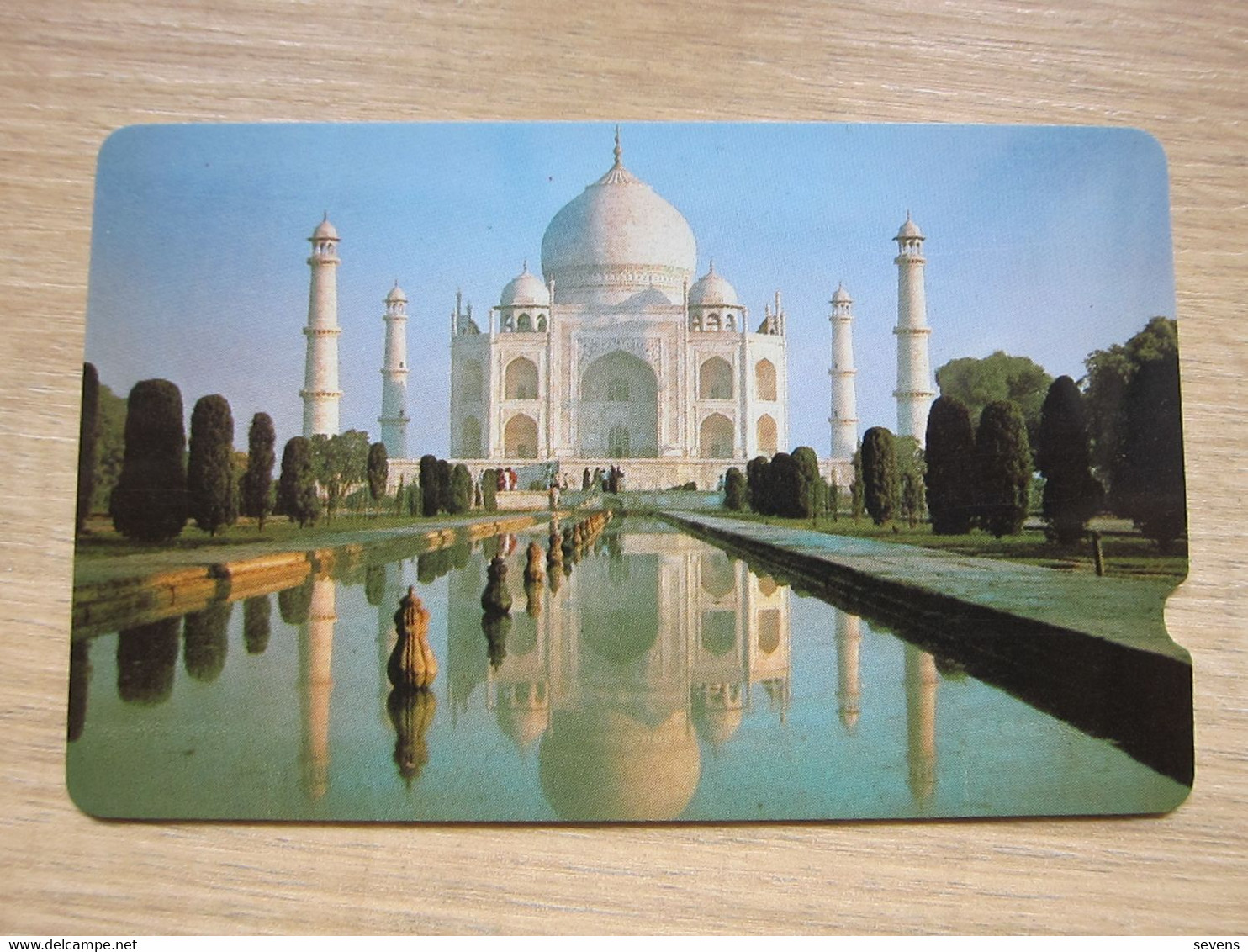 GPT DEMO Card, 2EXHC Taj Mahal,with Some Used Trace - India