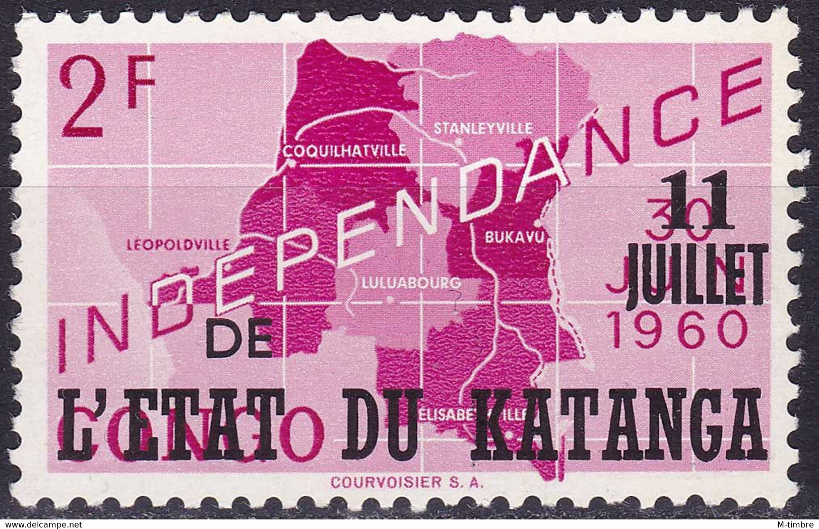 Katanga BE 44 YT 44 Mi 44 Année 1960 (MNH **) - Katanga