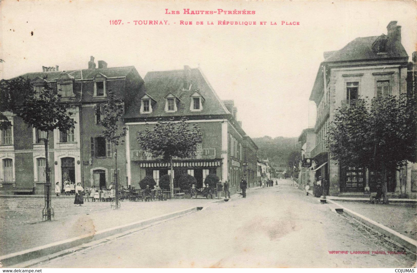 65 - TOURNAY - S07818 - Rue De La République Et La Place - L1 - Tournay