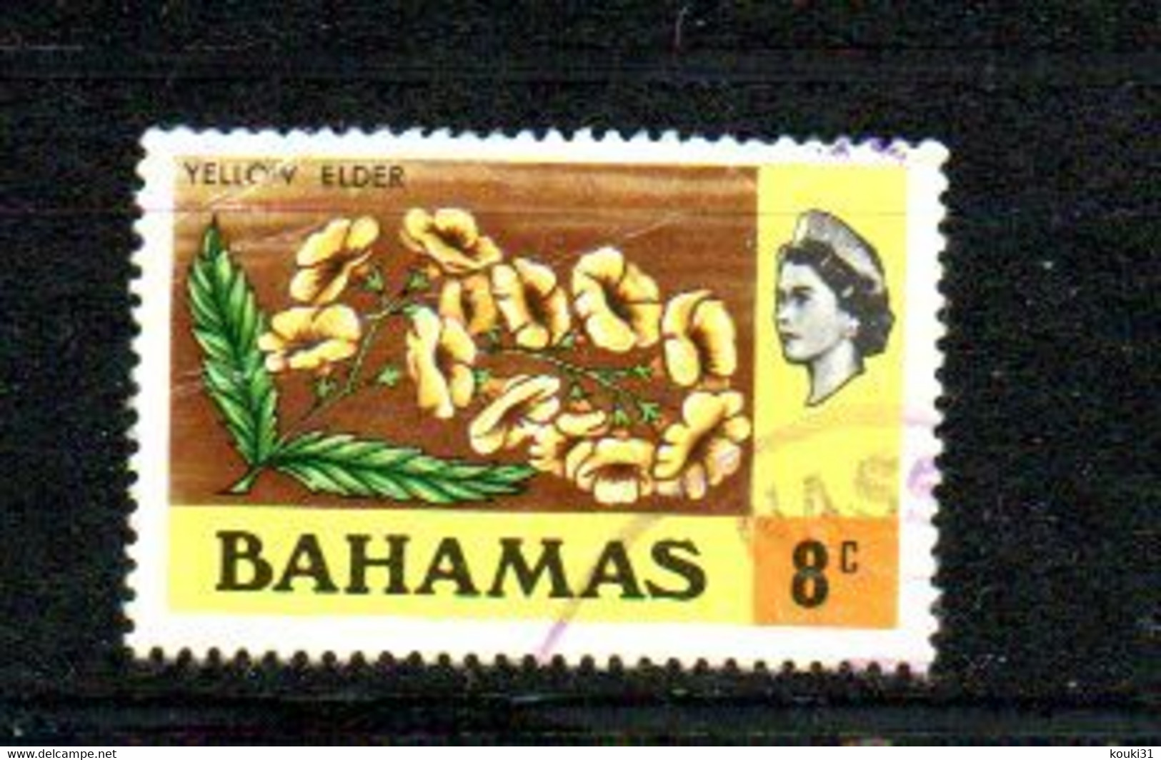 Bahamas YT 309 Obl : Sureau Jaune - 1963-1973 Autonomía Interna