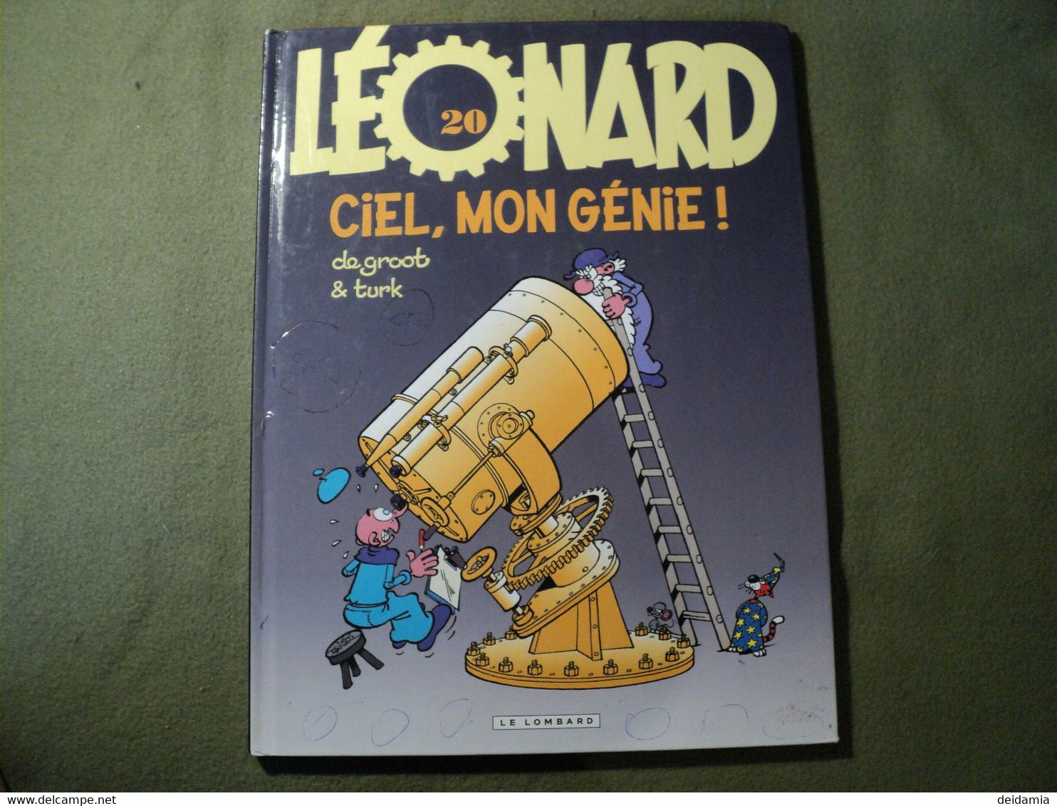 LEONARD TOME 20. REEDITION DE 2011. CIEL MON GENIE PAR DE GROOT ET TURK EDITIONS DU LOMBARD. - Léonard
