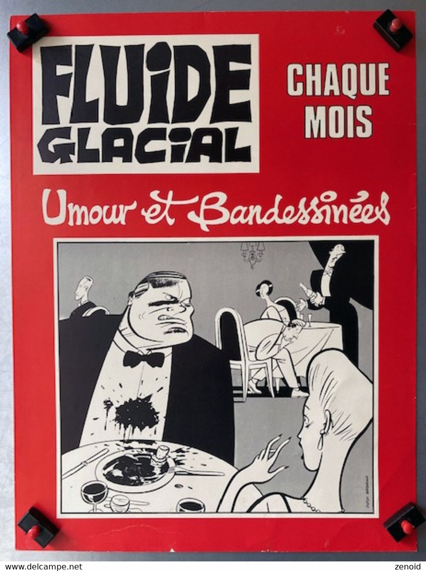 Affichette Pub. Fluide Glacial - Dupuy Et Berberian - Fevrier 1987 - Fluide Glacial