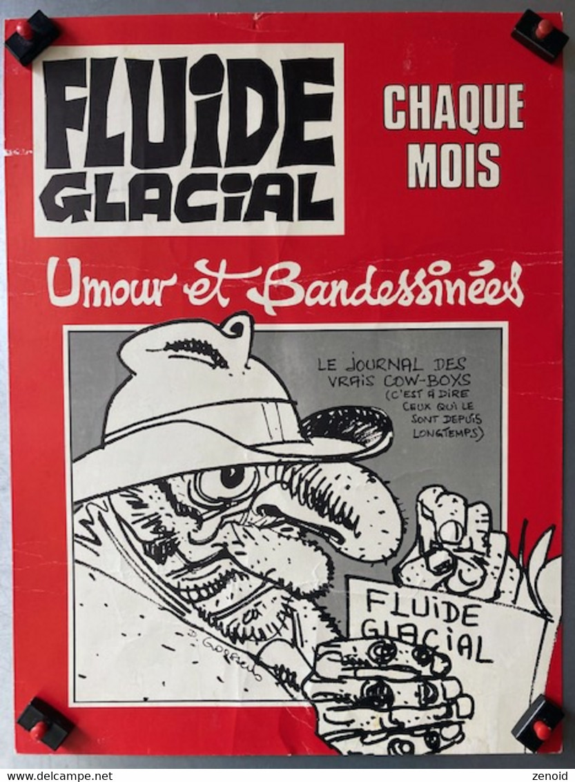 Affichette Pub. Fluide Glacial - Goossens - Fluide Glacial