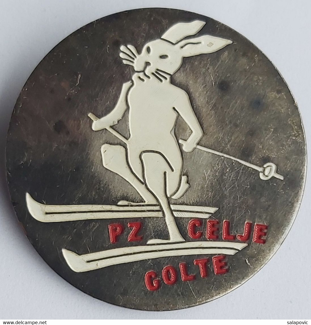 PZ Celje Golte Skiing Slovenia Alpinism (Mountaineering / Hiking) PIN P3/4 - Sports D'hiver