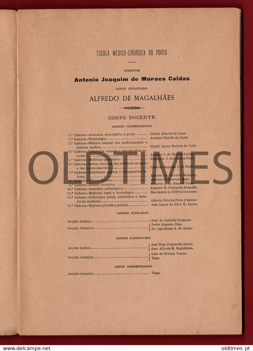 PORTUGAL - CANAVEZES - AS AGUAS SULFUROSAS DE CANAVEZES - JOAO PINTO SOARES DE VASCONCELLOS - 1903 - Livres Anciens