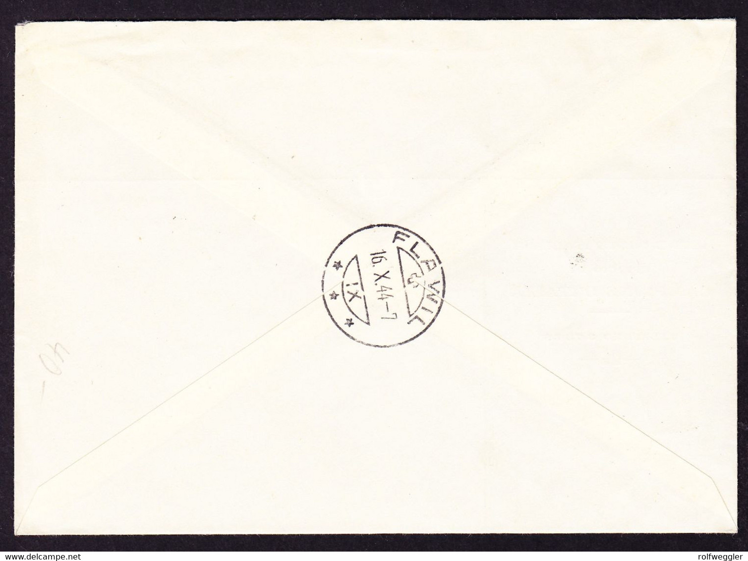 1944 R-Brief Nr. 11125 Mit Serie CAMPIONE Nach Flawil. Ankunftsstempel Rückseitig. - Emissions Locales/autonomes