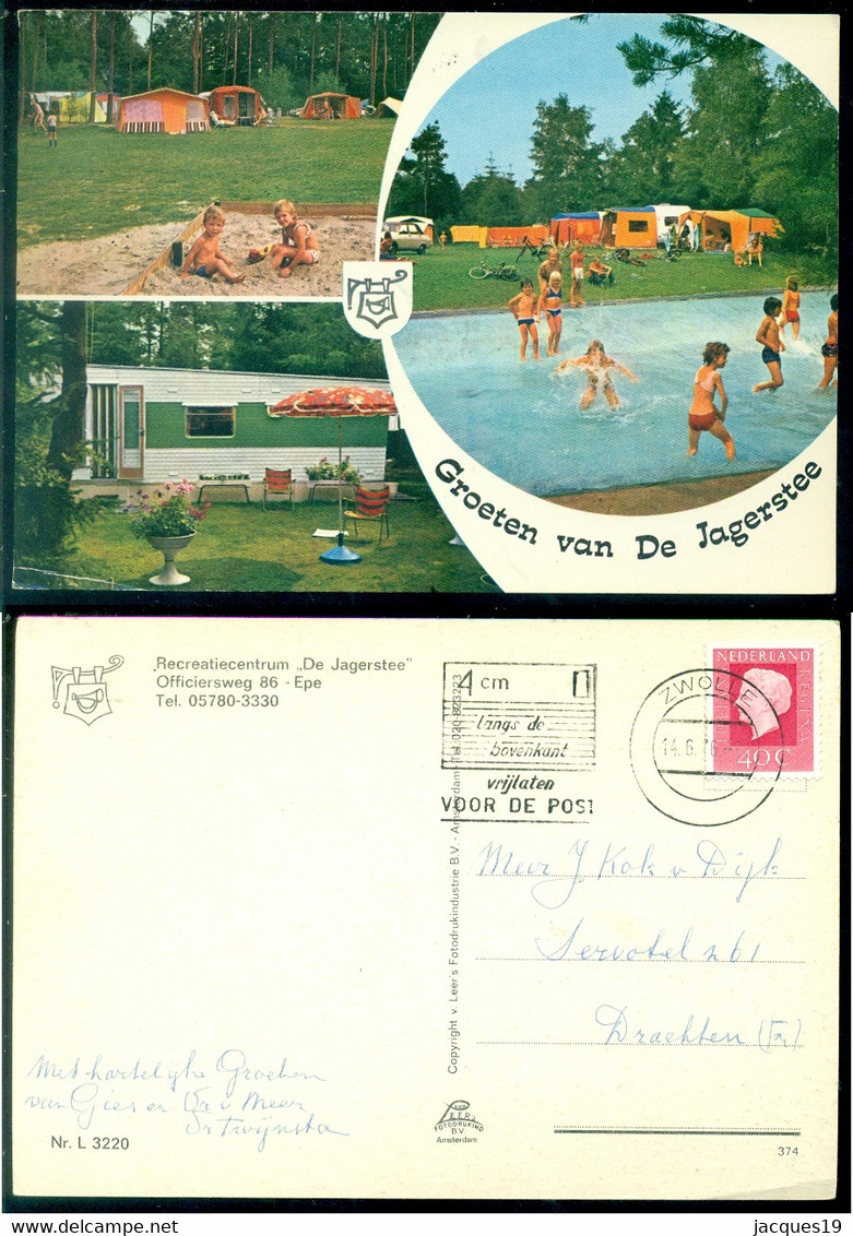 Nederland 1976 Ansichtkaart Epe "De Jagerstee" - Epe