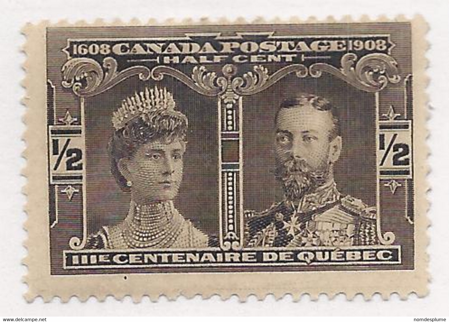 15360) Canada 1908 Quebec Mint Hinged - Neufs