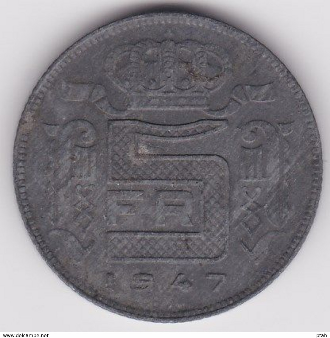 BELGIË, 5 Francs 1947 - 5 Francs