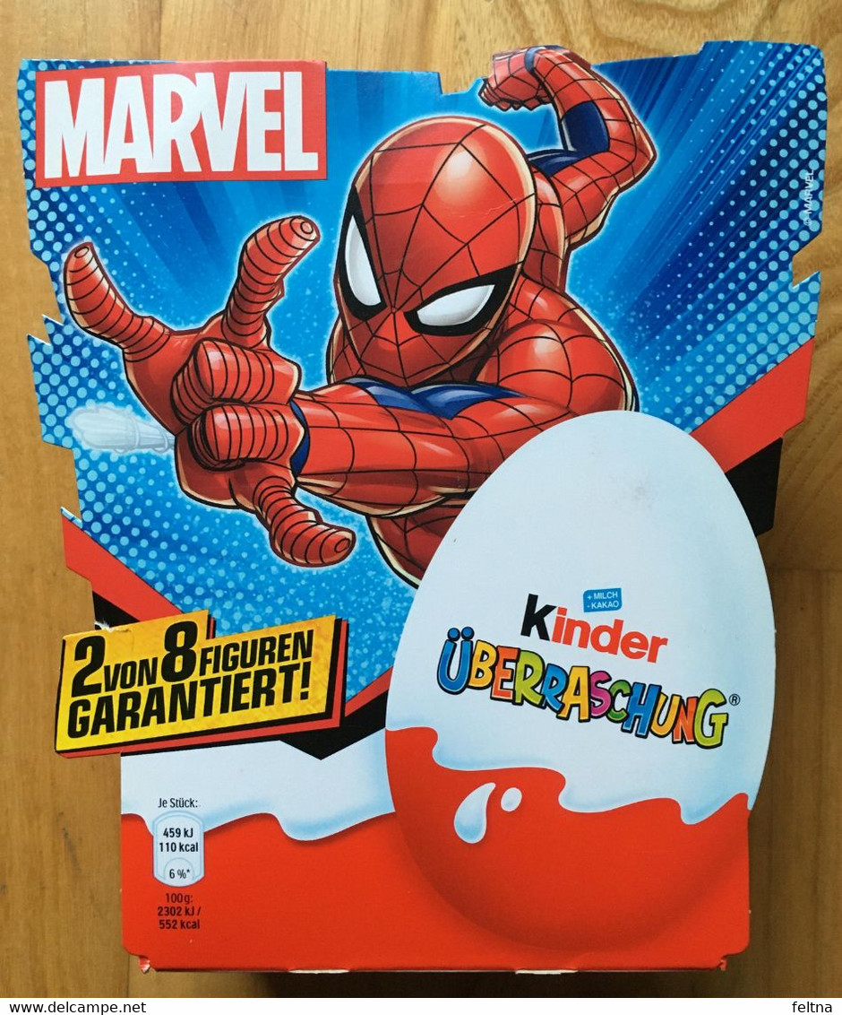 KINDER SURPRISE MARVEL 2 DIFFERENT BOXES WITH 4 EGGS EACH - Sonstige & Ohne Zuordnung