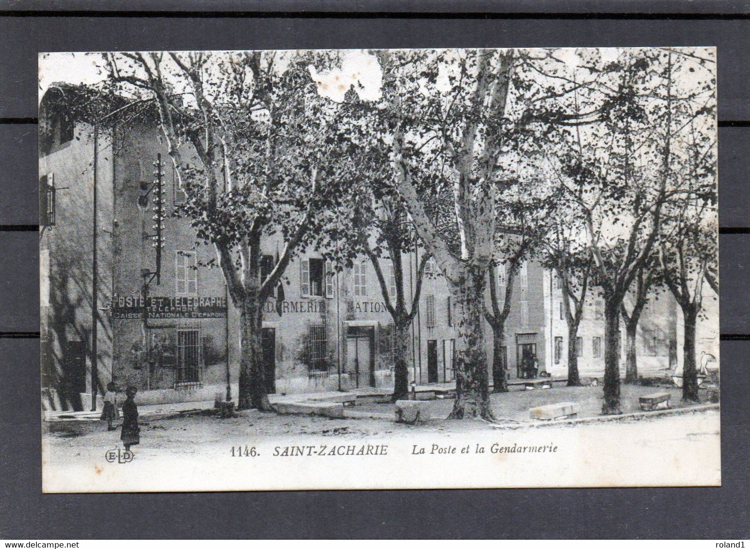 Saint-Zacharie - La Poste Et La Gendarmerie.( édit. E.L.D ). - Saint-Zacharie