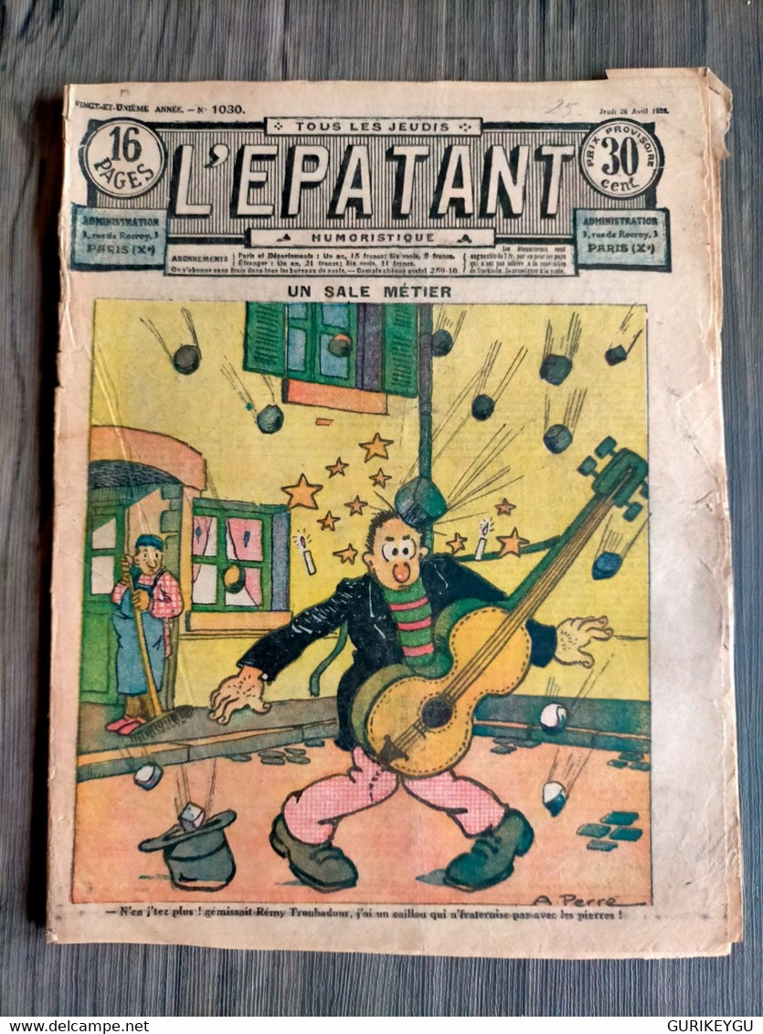 L'épatant N° 1030 LES PIEDS NICKELES FORTON  FORTON  26/04/1928 - Pieds Nickelés, Les