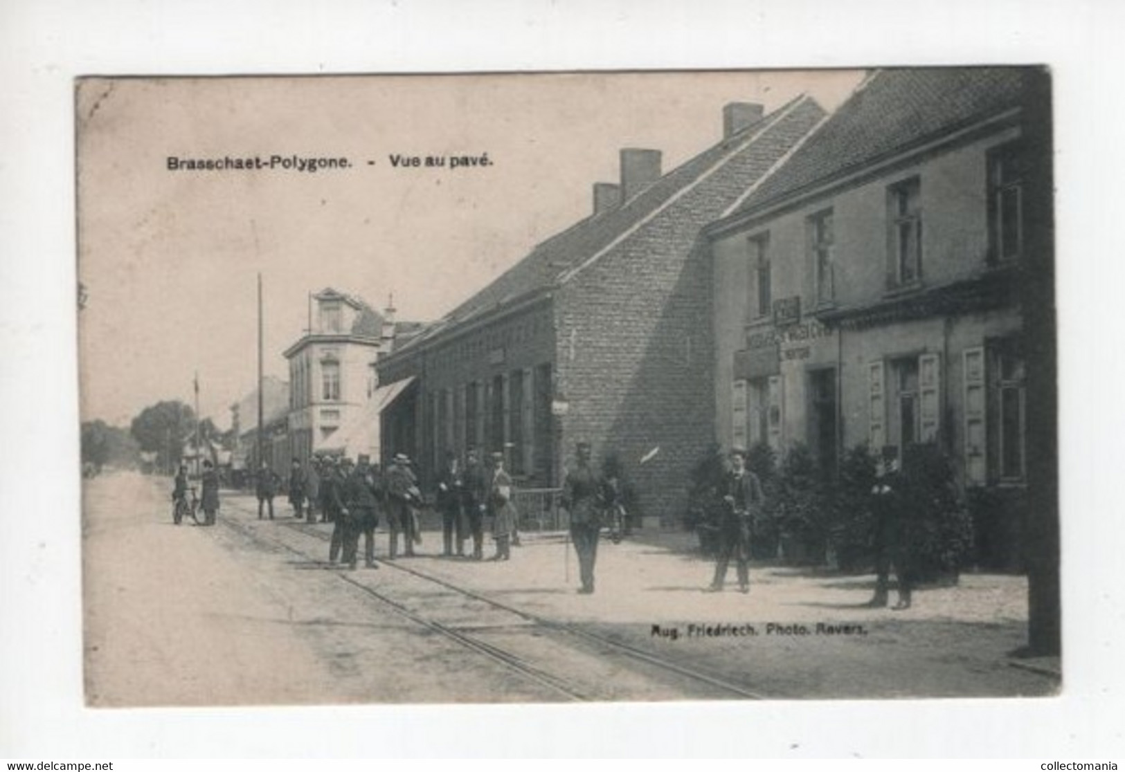 2 Oude Postkaarten   BRASSCHAET Brasschaat  Polygone Café In Den Vrachtwagen 1911  Het Dorp 1902 - Brasschaat